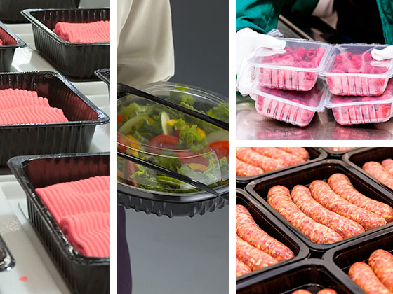 Productos INIX con carnes, ensaladas y embutidos